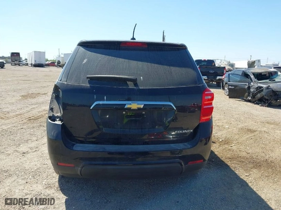 2016 Chevrolet Equinox LS with VIN 2GNALBEK9G1117518, listed as a IAAI auction lot 41765808 with 108,438 mi miles. Bid and sale history available at carsss.com. Image 17.