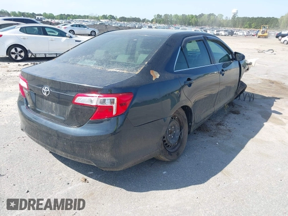 2013 Toyota Camry L with VIN 4T1BF1FK7DU692807, listed as a IAAI auction lot 42013200 with 1 mi miles. Bid and sale history available at carsss.com. Image 4.