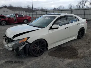 2010 Acura TSX with VIN JH4CU4F49AC000404, listed as a Copart auction lot 50541665 with 122,592 mi miles and Salvage Title. Bid and sale history available at carsss.com. Image 1.