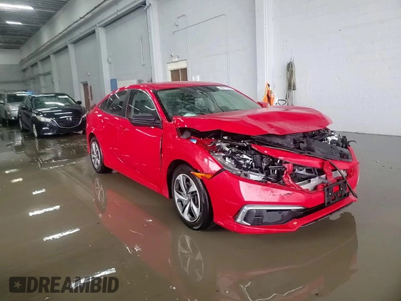 2020 Honda Civic LX z VIN 2HGFC2F60LH569330, wystawiony jako Copart lot #56819195 z przebiegiem 64 244 mil mil oraz Szkoda całkowita • Salvage title. Historia ofert i sprzedaży dostępna na DreamBid. Obrazek 13.