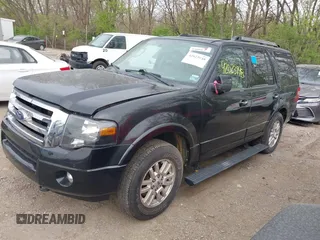2014 Ford Expedition Limited with VIN 1FMJU2A51EEF27744, listed as a IAAI auction lot 42023948 with 138,448 mi miles and . Bid and sale history available at DreamBid. Image 2.