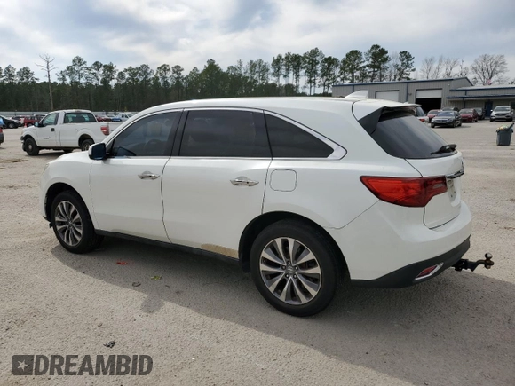 2015 Acura MDX Tech Pkg with VIN 5FRYD3H45FB002139, listed as a Copart auction lot 47551305 with 119,170 mi miles and Clean Title. Bid and sale history available at carsss.com. Image 2.