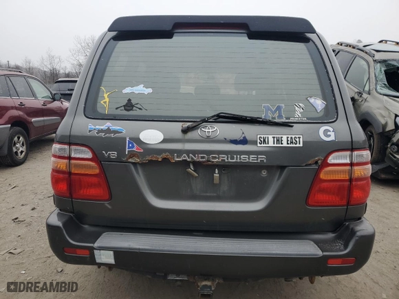 2000 Toyota Land Cruiser with VIN JT3HT05J7Y0113942, listed as a Copart auction lot 87448844 with 188,401 mi miles and Clean Title. Bid and sale history available at carsss.com. Image 6.
