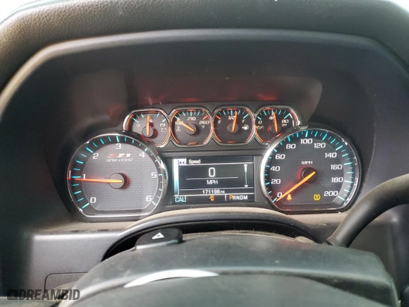 2015 Chevrolet Silverado 1500 LTZ with VIN 3GCUKSEC2FG117531, listed as a Copart auction lot 43966355 with 171,196 mi miles and Salvage Title. Bid and sale history available at carsss.com. Image 9.