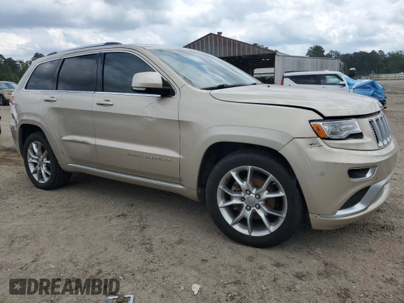 2015 Jeep Grand Cherokee Summit with VIN 1C4RJEJG3FC823204, listed as a Copart auction lot 53786125 with Not provided miles and Clean title. Bid and sale history available at DreamBid. Image 4.