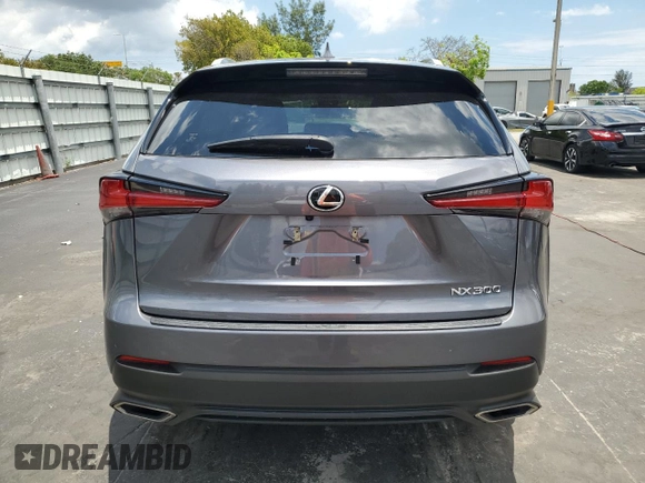 2021 Lexus NX 300 with VIN JTJDARBZ9M2179838, listed as a Copart auction lot 56742445 with 49,172 mi miles and Salvage title. Bid and sale history available at DreamBid. Image 6.