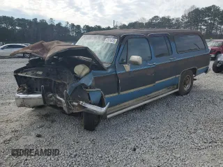 1985 GMC Suburban z VIN 1G5GC26M0FF525438, wystawiony jako Copart lot #47074415 z przebiegiem 5135 mil mil oraz Szkody całkowita. Historia ofert i sprzedaży dostępna na DreamBid. Obrazek 1.