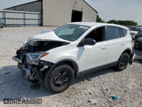 2018 Toyota RAV4 LE with VIN 2T3BFREV2JW780824, listed as a Copart auction lot 60258635 with 59,030 mi miles and Salvage title. Bid and sale history available at DreamBid. Image 1.