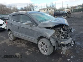 2019 Ford EcoSport Titanium with VIN MAJ6S3KL4KC283605, listed as a IAAI auction lot 41599984 with 36,844 mi miles and . Bid and sale history available at DreamBid. Image 1.