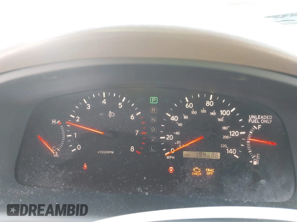 2000 Lexus ES 300 с VIN JT8BF28G6Y0255508, выставлен на аукционе IAAI как лот 39224066 с пробегом 194 386 миль миль и . История ставок и продаж доступна на DreamBid. Изображение 7.