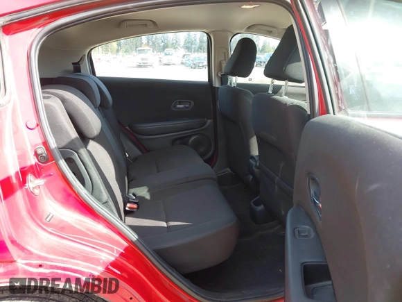 2017 Honda HR-V LX with VIN 3CZRU6H34HG700604, listed as a IAAI auction lot 42019802 with 95,530 mi miles. Bid and sale history available at carsss.com. Image 8.