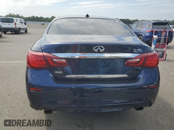 2017 Infiniti Q70 3.7 z VIN JN1BY1PR3HM210529, wystawiony jako Copart lot #68966204 z przebiegiem Nie podano mil oraz Nie do naprawy • Non repairable. Historia ofert i sprzedaży dostępna na DreamBid. Obrazek 6.