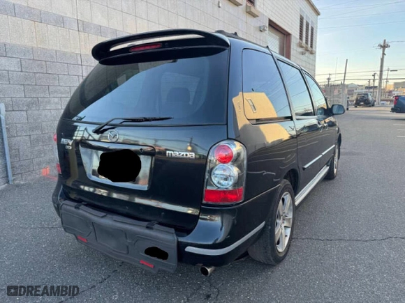 2004 Mazda MPV ES with VIN JM3LW28J840501624, listed as a Copart auction lot 50027155 with 119,952 mi miles and Clean Title. Bid and sale history available at carsss.com. Image 4.