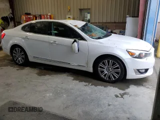 2014 Kia Cadenza Premium z VIN KNALN4D74E5138547, wystawiony jako Copart lot #58220315 z przebiegiem 100 318 mil mil oraz Szkoda całkowita • Salvage title. Historia ofert i sprzedaży dostępna na DreamBid. Obrazek 4.
