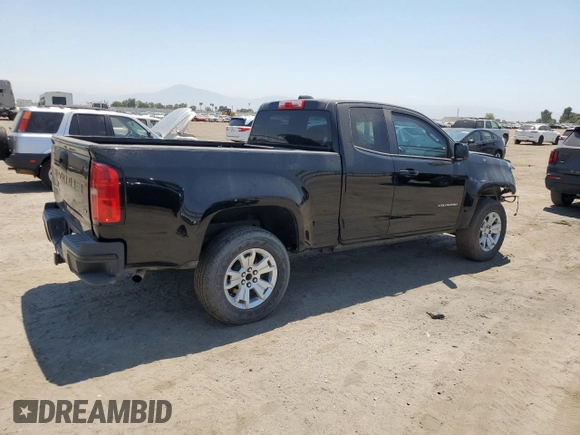 2022 Chevrolet Colorado 2WD LT with VIN 1GCHSCEN9N1114860, listed as a Copart auction lot 65295715 with 47,589 mi miles and Salvage title. Bid and sale history available at DreamBid. Image 3.