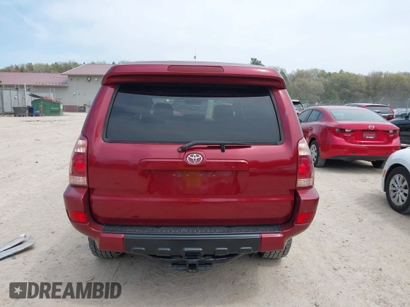 2005 Toyota 4Runner SR5 with VIN JTEBT14R458020299, listed as a IAAI auction lot 42216142 with 106,572 mi miles and . Bid and sale history available at DreamBid. Image 16.