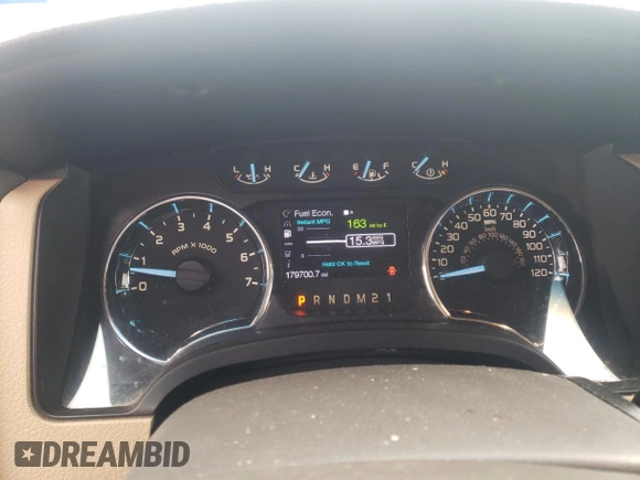 2012 Ford F-150 XL with VIN 1FTFW1CF3CKE18673, listed as a Copart auction lot 44647615 with 179,700 mi miles and Salvage Title. Bid and sale history available at carsss.com. Image 9.