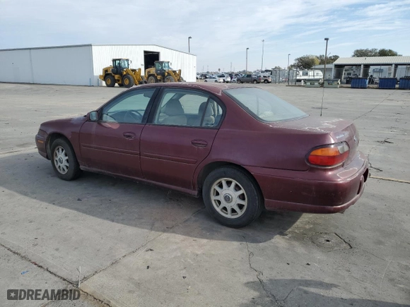 1998 Chevrolet Malibu LS with VIN 1G1NE52M0W6253001, listed as a Copart auction lot 80629834 with 0 mi miles and Clean Title. Bid and sale history available at carsss.com. Image 2.