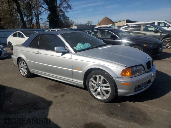 2003 BMW 3 Series 330Ci with VIN WBABS53483JU99236, listed as a Copart auction lot 78542194 with 132,758 mi miles and Salvage Title. Bid and sale history available at carsss.com. Image 4.