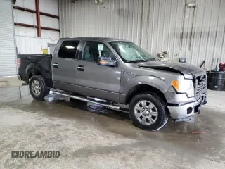 2012 Ford F-150 XL with VIN 1FTFW1EF8CFC66895, listed as a Copart auction lot 53813305 with 97,730 mi miles and Salvage Title. Bid and sale history available at carsss.com. Image 4.