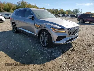 2025 Genesis GV80 Prestige with VIN KMUHEESC2SU213789, listed as a Copart auction lot 80718504 with 6,644 mi miles and Salvage Title. Bid and sale history available at DreamBid. Image 11.