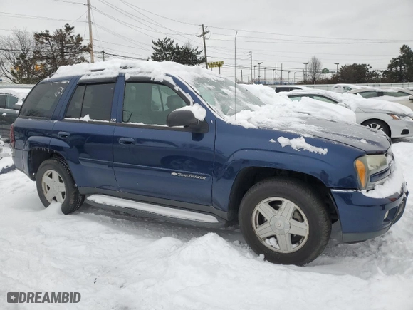 2002 Chevrolet TrailBlazer LTZ with VIN 1GNDT13S922128506, listed as a Copart auction lot 41372775 with NaN miles and Salvage Title. Bid and sale history available at carsss.com. Image 4.