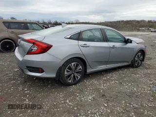 2017 Honda Civic EX-T with VIN 19XFC1F32HE031553, listed as a Copart auction lot 51698515 with 71,940 mi miles and Salvage Title. Bid and sale history available at carsss.com. Image 3.