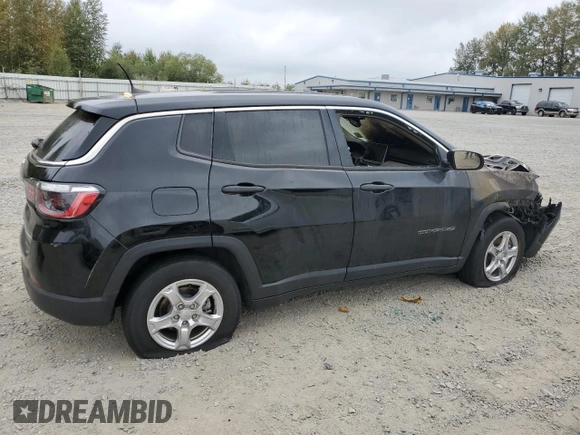 2022 Jeep Compass Sport with VIN 3C4NJCAB6NT112686, listed as a Copart auction lot 69308774 with Not Provided miles and Salvage Title. Bid and sale history available at carsss.com. Image 3.