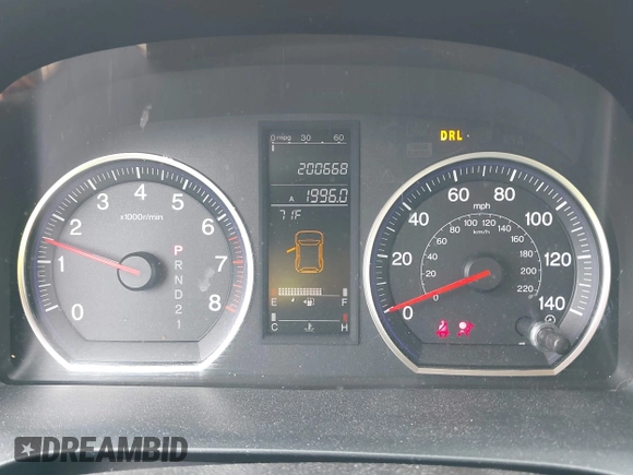 2008 Honda CR-V EX-L with VIN JHLRE48768C075106, listed as a IAAI auction lot 39727085 with 200,668 mi miles. Bid and sale history available at carsss.com. Image 7.
