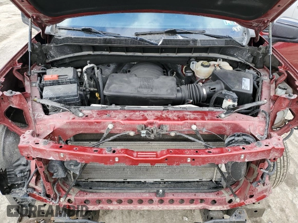 2021 Chevrolet Silverado 1500 LT with VIN 1GCRYDED5MZ139626, listed as a Copart auction lot 44760205 with 79,477 mi miles and Salvage Title. Bid and sale history available at DreamBid. Image 11.