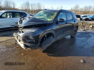 2021 Chevrolet TrailBlazer LT with VIN KL79MRSLXMB147408, listed as a Copart auction lot 44581205 with 0 mi miles and Salvage Title. Bid and sale history available at carsss.com. Image 1.