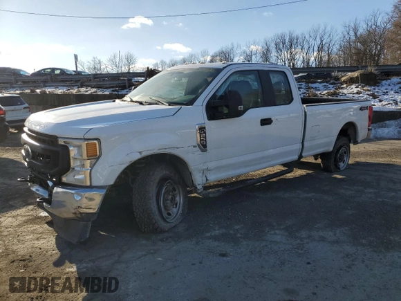 2022 Ford F-250 XL with VIN 1FT7X2B6XNEG39326, listed as a Copart auction lot 88091315 with 54,242 mi miles and Salvage Title. Bid and sale history available at DreamBid. Image 1.