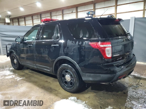 2015 Ford Utility Police Interceptor with VIN 1FM5K8AR4FGC26971, listed as a Copart auction lot 89174345 with 190,101 mi miles and Clean Title. Bid and sale history available at carsss.com. Image 2.