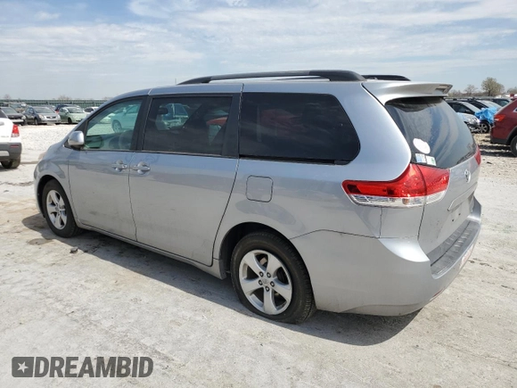 2013 Toyota Sienna LE AAS with VIN 5TDKK3DCXDS280134, listed as a Copart auction lot 50694905 with 254,377 mi miles and Salvage Title. Bid and sale history available at DreamBid. Image 2.
