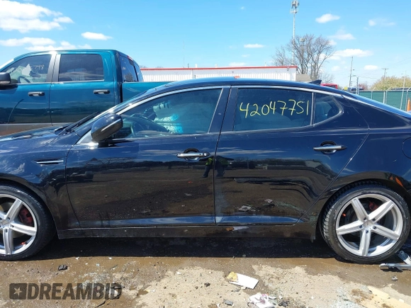 2013 Kia Optima EX with VIN 5XXGN4A74DG245486, listed as a IAAI auction lot 42047751 with 143,943 mi miles. Bid and sale history available at carsss.com. Image 15.