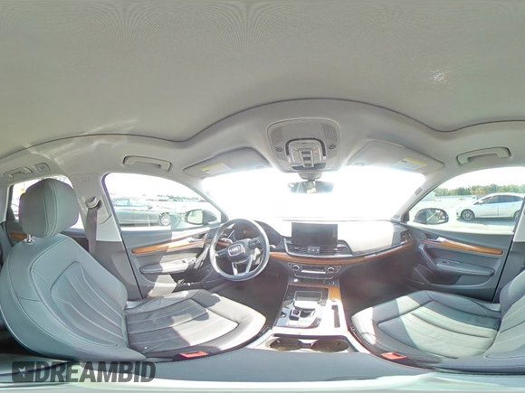 2023 Audi Q5 Premium Plus with VIN WA1BBAFY1P2004265, listed as a Copart auction lot 56479045 with 25,386 mi miles and Salvage title. Bid and sale history available at DreamBid. Image 15.