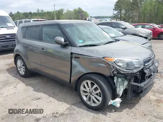2018 Kia Soul + with VIN KNDJP3A52J7579853, listed as a IAAI auction lot 41961628 with 120,879 mi miles and . Bid and sale history available at DreamBid. Image 1.