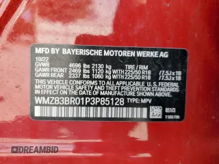 2023 MINI Countryman Cooper S with VIN WMZ83BR01P3P85128, listed as a Copart auction lot 60644995 with 59,208 mi miles and Salvage title. Bid and sale history available at DreamBid. Image 13.