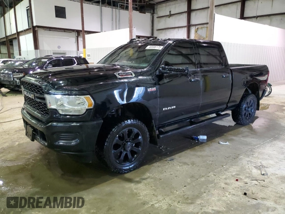 2021 Ram 2500 Tradesman with VIN 3C6UR5CJ3MG523885, listed as a Copart auction lot 46506175 with 77,518 mi miles and Non repairable. Bid and sale history available at DreamBid. Image 1.