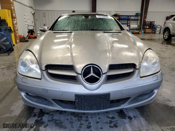 2006 Mercedes-Benz SLK-Class 3.0L with VIN WDBWK54F66F117277, listed as a Copart auction lot 83677714 with 117,018 mi miles and Salvage Title. Bid and sale history available at carsss.com. Image 5.