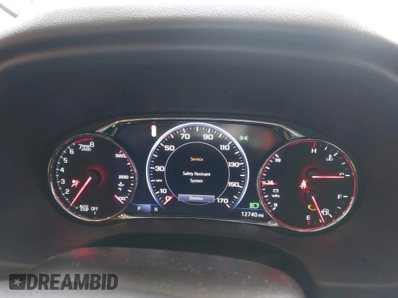 2023 GMC Acadia AT4 with VIN 1GKKNLLS5PZ247744, listed as a IAAI auction lot 42003341 with 12,740 mi miles and . Bid and sale history available at DreamBid. Image 7.