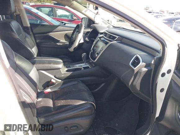 2018 Nissan Murano S with VIN 5N1AZ2MG3JN140380, listed as a IAAI auction lot 40919077 with 133,272 mi miles and . Bid and sale history available at DreamBid. Image 5.