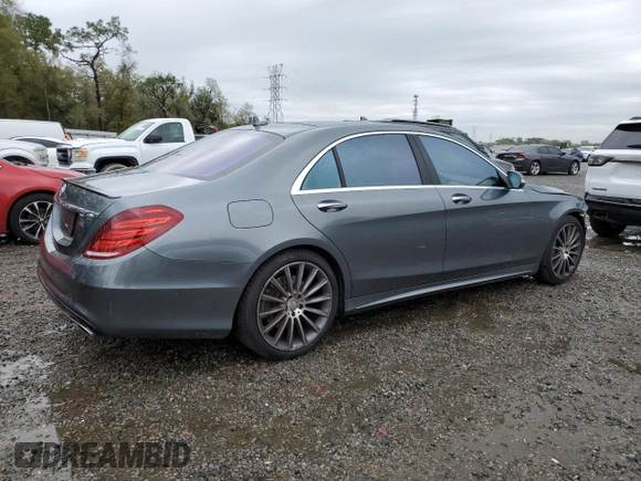 2016 Mercedes-Benz S 550 with VIN WDDUG8CB5GA243905, listed as a Copart auction lot 47827195 with 96,713 mi miles and Salvage Title. Bid and sale history available at carsss.com. Image 3.