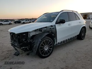 2023 Mercedes-Benz GLE 450 с VIN 4JGFB5KB9PA932083, выставлен на аукционе Copart как лот 43615965 с пробегом 21 606 миль миль и Списание • Salvage title. История ставок и продаж доступна на DreamBid. Изображение 1.