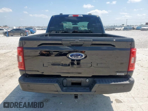 2021 Ford F-150 XL with VIN 1FTEW1EP9MFB94496, listed as a Copart auction lot 59283315 with 30,753 mi miles and Salvage title. Bid and sale history available at DreamBid. Image 6.