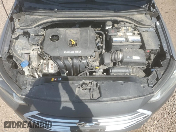 2017 Hyundai Elantra SE with VIN KMHD84LF7HU362635, listed as a Copart auction lot 65542005 with 109,631 mi miles and Clean title. Bid and sale history available at DreamBid. Image 11.