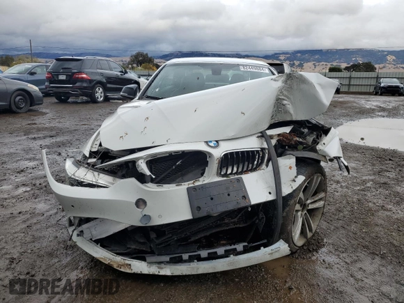 2014 BMW 4 Series 428i with VIN WBA3V7C59EJ872481, listed as a Copart auction lot 82449884 with 82,303 mi miles and Salvage title. Bid and sale history available at DreamBid. Image 5.