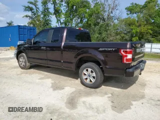 2018 Ford F-150 XL with VIN 1FTEX1CB0JFB12963, listed as a Copart auction lot 51076365 with 107,086 mi miles and Salvage Title. Bid and sale history available at carsss.com. Image 2.
