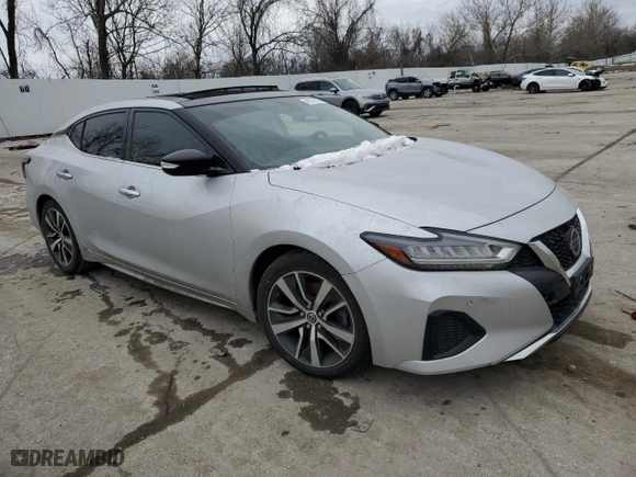 2019 Nissan Maxima SV with VIN 1N4AA6AV9KC362916, listed as a Copart auction lot 45377095 with 120,614 mi miles and Salvage Title. Bid and sale history available at carsss.com. Image 4.
