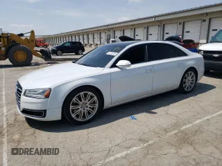 2015 Audi A8 3.0T with VIN WAU3GAFD1FN000655, listed as a Copart auction lot 52792305 with 133,387 mi miles and Salvage Title. Bid and sale history available at DreamBid. Image 1.